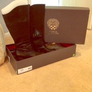 Vince camuto black boots